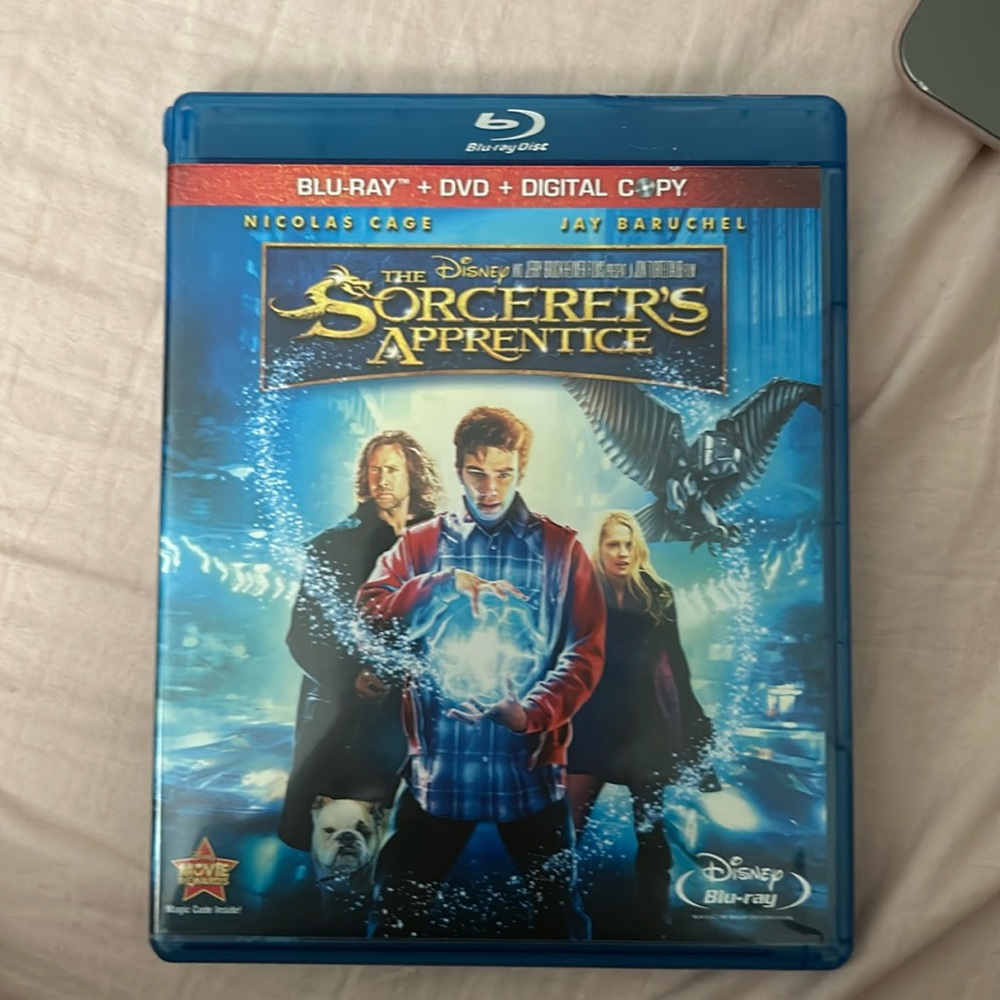 blu-ray and DVD the sorcerers apprentice